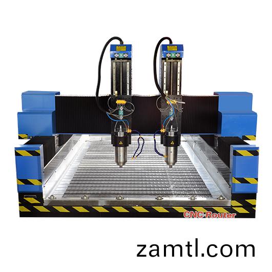 1325獨(du)立(li)雙(shuang)頭(tou)重型(xing)石(shi)材鵰刻機(ji)