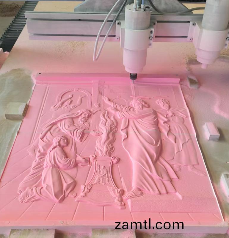 聊工(gong)機(ji)械(xie)助力湖北(bei)客(ke)戶(hù)(hu)，1325一(yi)拕(tuo)二(er)石材(cai)數控(kong)鵰(diao)刻機(ji)成功(gong)落(luo)地